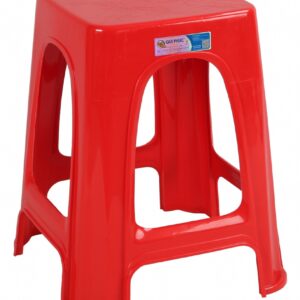 Ghế nhựa chữ A [Màu đỏ – Ghế cao] Bàn & Ghế