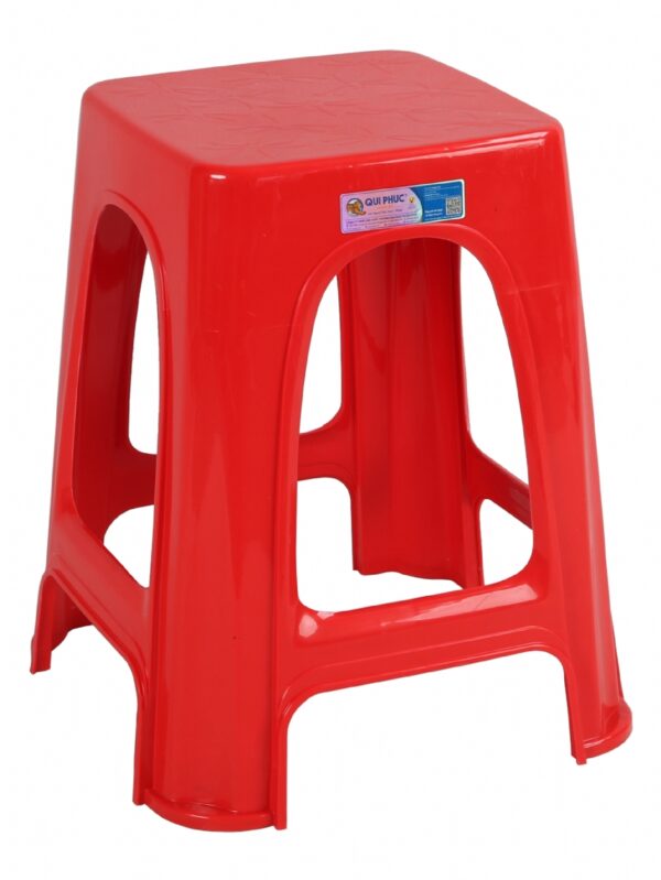 Ghế nhựa chữ A [Màu đỏ – Ghế cao] Bàn & Ghế 2