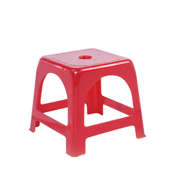 Ghế nhựa chữ A [Màu đỏ – Ghế lùn] Bàn & Ghế 4