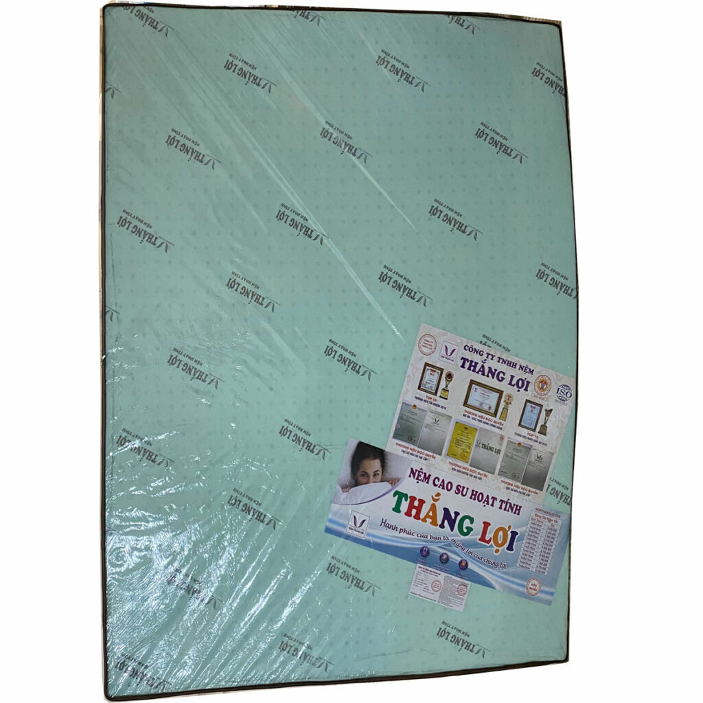 Nệm Cao Su Hoạt Tính Thắng Lợi 1m6 x 2m x 10cm