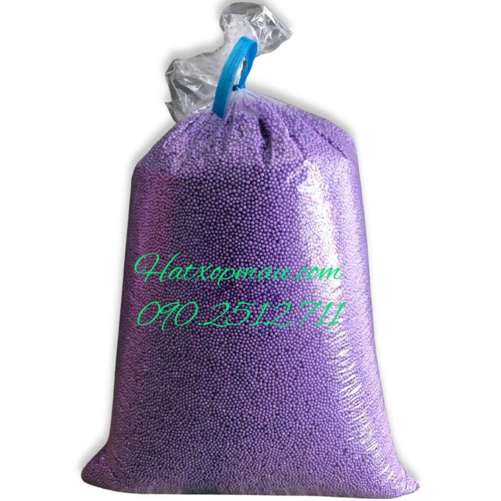 Hạt Xốp Màu Tím _ SL: 1Kg