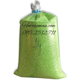 Hạt Xốp Màu Xanh Chuối _ SL: 1Kg Hạt xốp