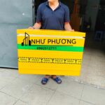 Thùng xốp Như Phương 605 kích thước 61x45x41cm dán keo vàng