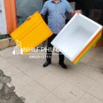Thùng xốp Như Phương NP100 kích thước 70x50x45cm dán keo vàng