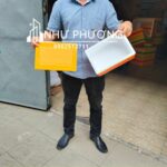 Thùng xốp Như Phương NP3 kích thước 29x20x13cm dán keo vàng -số lượng 50 cái