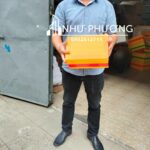 Thùng xốp Như Phương NP3 kích thước 29x20x13cm dán keo vàng -số lượng 50 cái