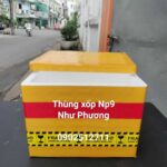 Thùng xóp 1 góc ( Thùng xốp NP9) kích thước 31x22x24cm dán keo